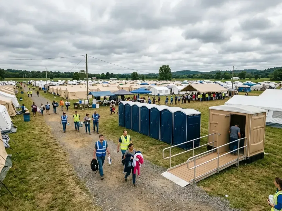 disaster-relief-camp-restrooms-010 — frequently asked questions, Dumpster & Portable Bathrooms Rental in Sully Square, VA